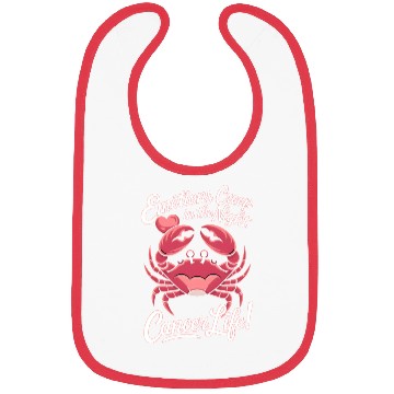 Discover Emotions Creep in the Night Cancer Zodiac Sign Bibs