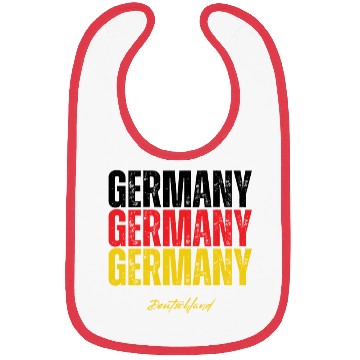 Discover Germany flag, German pride Bibs