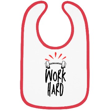 Discover Work hard Bibs