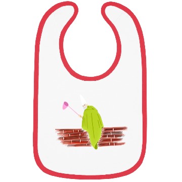 Discover Crawly Gnome Tiny Green Wizard, Funny Green Gnome Bibs