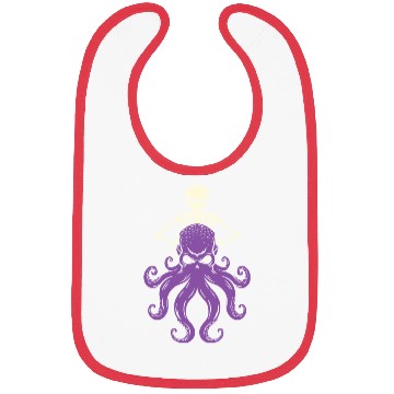 Discover Octopus Skeleton Bibs