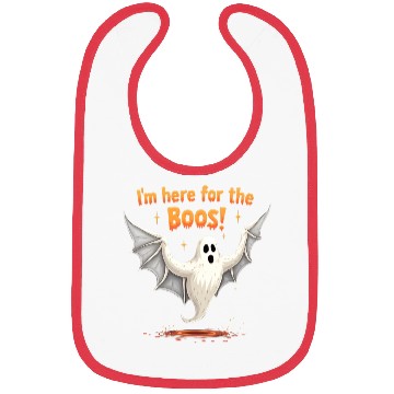 Discover Spooky Vibes: "I’m Here for the Boos" Bibs
