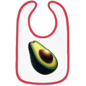 Discover Avocado food art vegan design Bibs