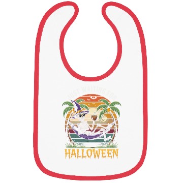 Discover Skeleton Just wating for Halloween Bibs