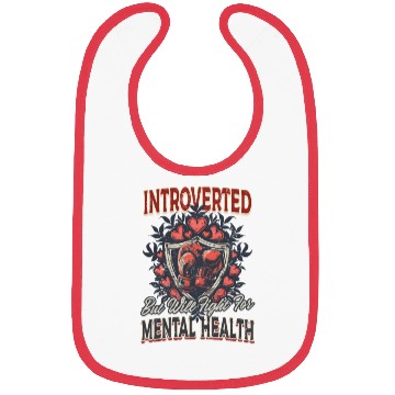 Discover Depression Awareness Introverted Fight Mental Heal Bibs