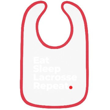 Discover Eat, Sleep, Lacrosse, Repeat Bibs
