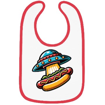 Discover UFO HotDog Abduction Bibs