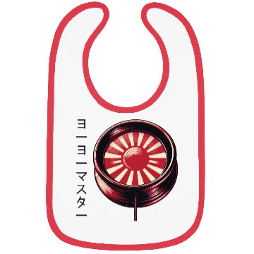 Discover Yoyo Master Japanese Red Sun Yo-Yo Bibs
