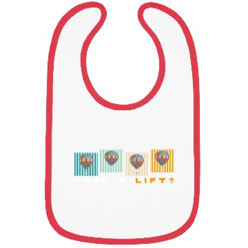 Discover Hot Air Balloon Flying Fire Sport Bibs