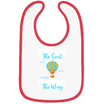 Discover Balloon Flying Clouds Sport Bibs