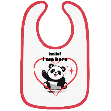 Discover Bibs panda logo design