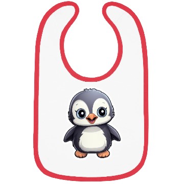 Discover Penguin Famila, Cute Penguin, Penguin logo Bibs