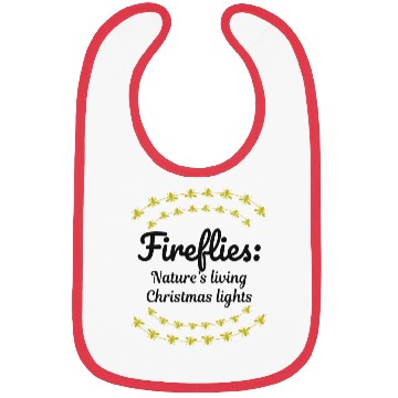 Discover Fireflies Firefly Lightning Bug Insect Christmas Bibs