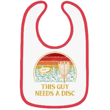 Discover This Guy Needs a Disc Sports Disc Golf Games Golfe Bibs