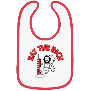 Discover Eat The Rich Döner Kebab Parody Design Bibs