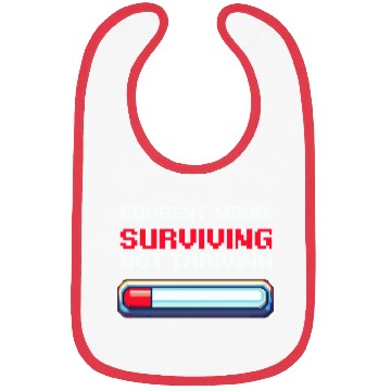 Discover Depression Awareness Surviving, Not Thriving Bibs