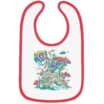 Discover Weirdcore Aesthetic Eyes Eyeball Machines Dreamcor Bibs