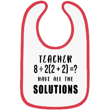 Discover Physics, Biology, Chemistry or Science Math Bibs