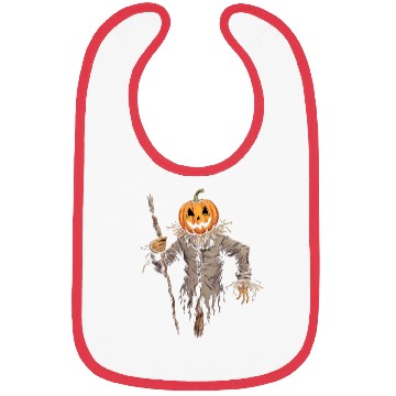 Discover Spooky Halloween Scarecrow Bibs