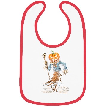 Discover Spooky Halloween Scarecrow Bibs