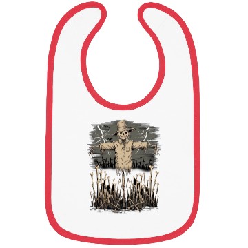 Discover Spooky Halloween Scarecrow Bibs