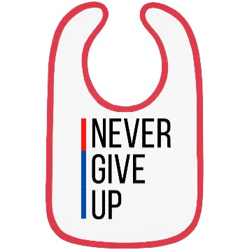 Discover Never Give Up Bibs