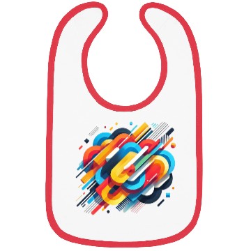 Discover art abstract Bibs