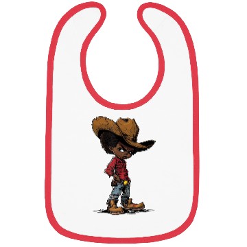 Discover Lil Black Cowboy Bibs