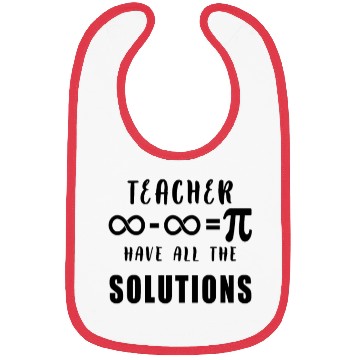 Discover Physics, Biology, Chemistry or Science Teacher Bibs