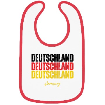 Discover Germany flag, German pride Bibs