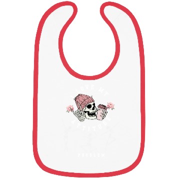 Discover I Love My Attitude Problem Funny Dancing Skeleton Bibs