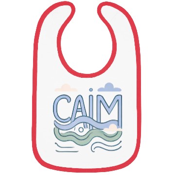 Discover Calm: Peaceful and Minimalist Design Bibs