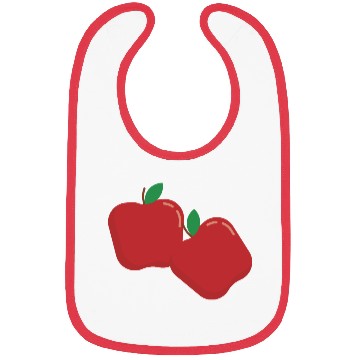 Discover red apple Bibs
