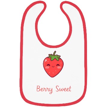 Discover Berry Cute Strawberry Bibs