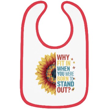 Discover Vibrant Sunflower Puzzle Bibs