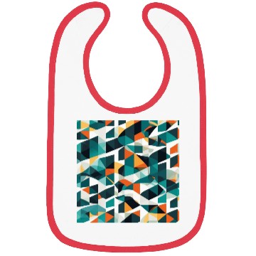 Discover Minimalist Geometric Design with Depth Illusion Bibs
