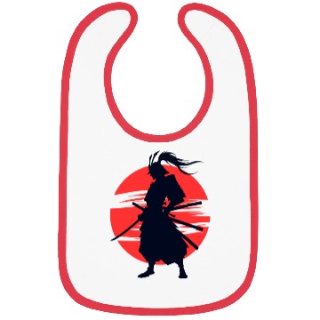 Discover japanese samurai Bibs