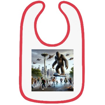 Discover Sasquatch Hoverboard Defender Bibs