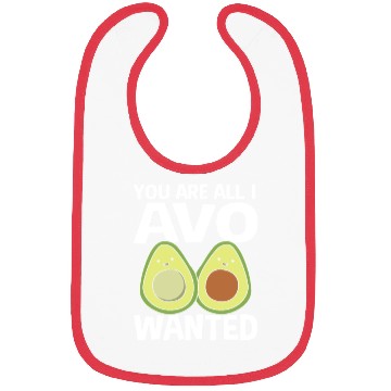 Discover Cute Avocado Pun Funny Dietitician Bibs