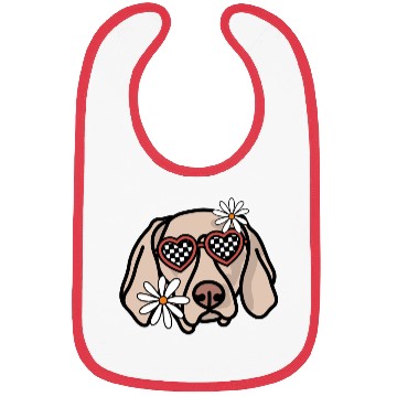 Discover Weimaraner Retro Dog Bibs