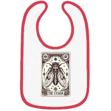 Discover Cicada Tarot Card Brood Emergence Bibs