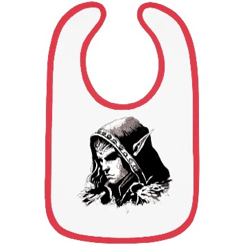 Discover Dark Elf Archmage Illustration Bibs