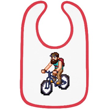 Discover Mountain Bike Pixel Art Bibs