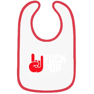 Discover Fuck pop charts music heavy metal fun hand gesture Bibs