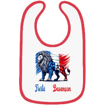 Discover The pride of Besançon flag design Bibs