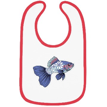 Discover Flower guppy Bibs
