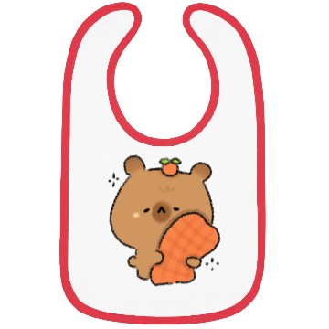 Discover Sleepy Capybara Bibs