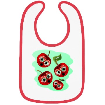 Discover CHERRIES SURPRISE FAMILY Bibs