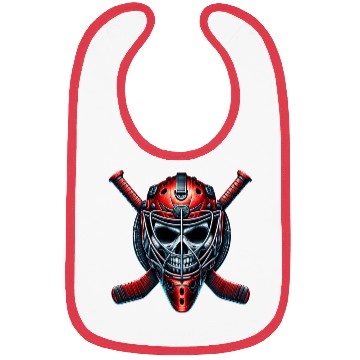 Discover Skull Hockey Goalie Bibs