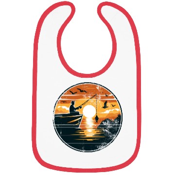 Discover Angler Fishing Fish Bibs